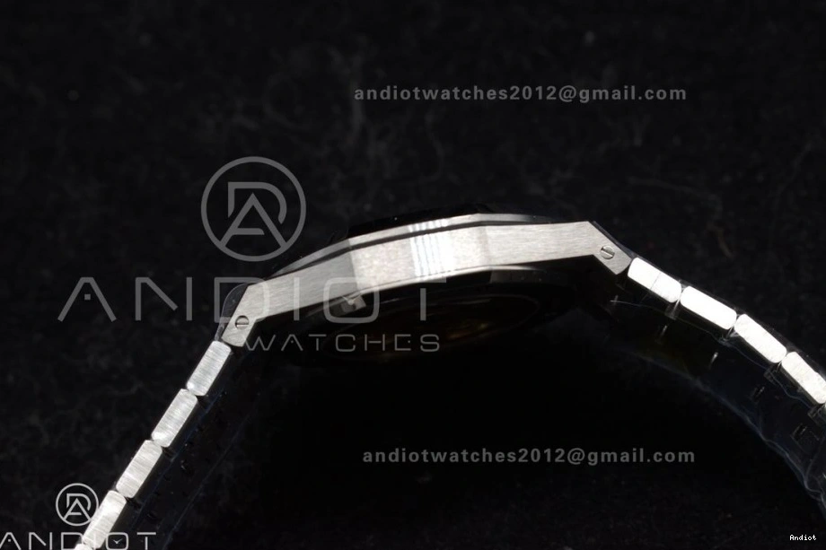 1:1 APSF on SS 15454 Bracelet Textured Clone Super Best Oak Frosted Edition SA3120 Dial SS 37mm Grey Royal 0317